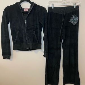 Black Juicy Couture Tracksuit